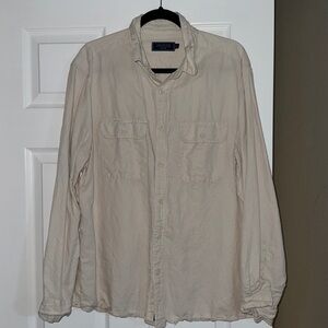 Vineyard Vines Men's Light Tan Shirt Jacket